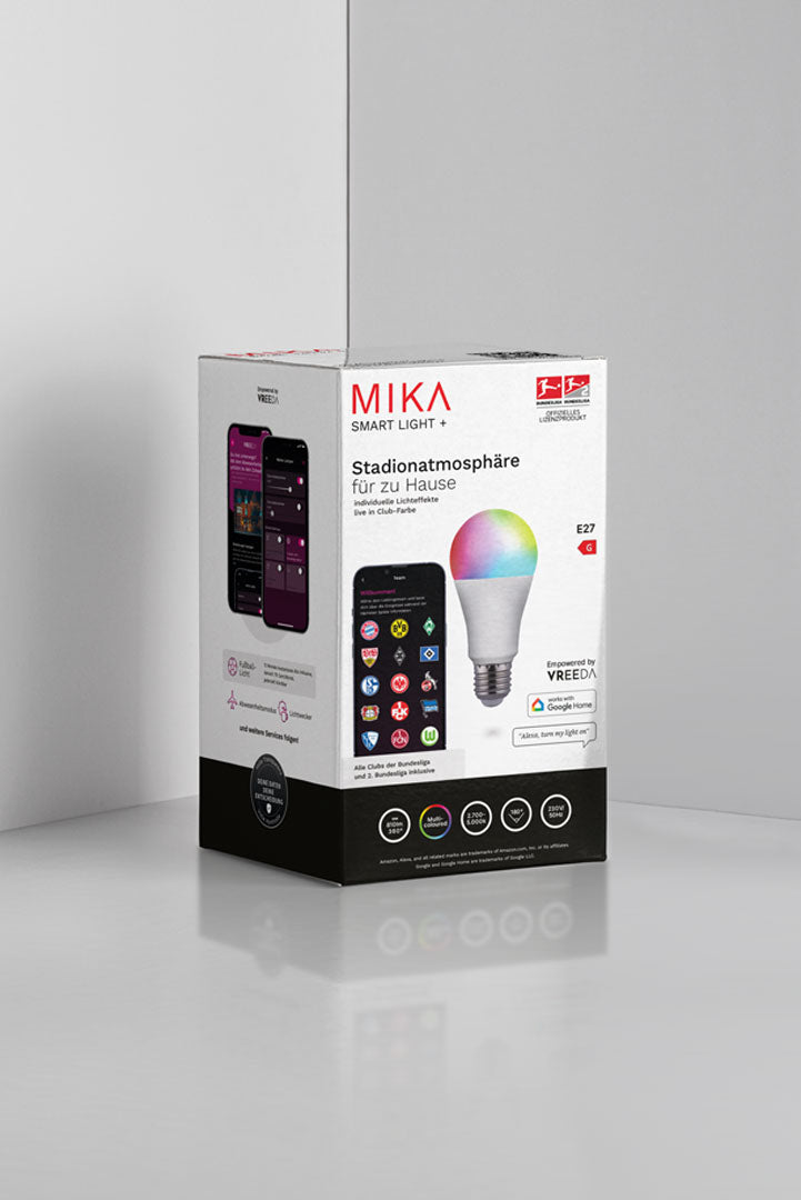 Leuchtwürfel Shining Cube inkl. MIKA Fußball-Licht