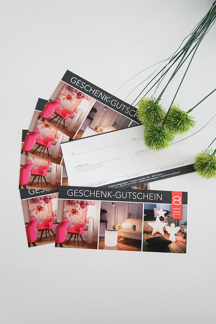 Gift voucher via mail