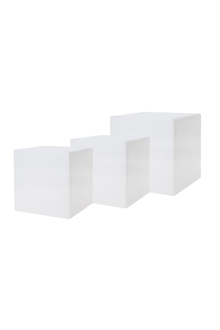 Leuchtwürfel-Set 3er Shining Cube (2x 33 & 1x 43 cm)