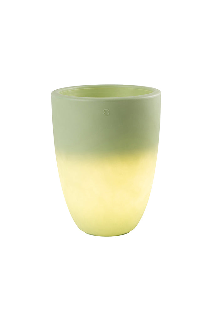 LED Blumentopf Shining Curvy Pot M