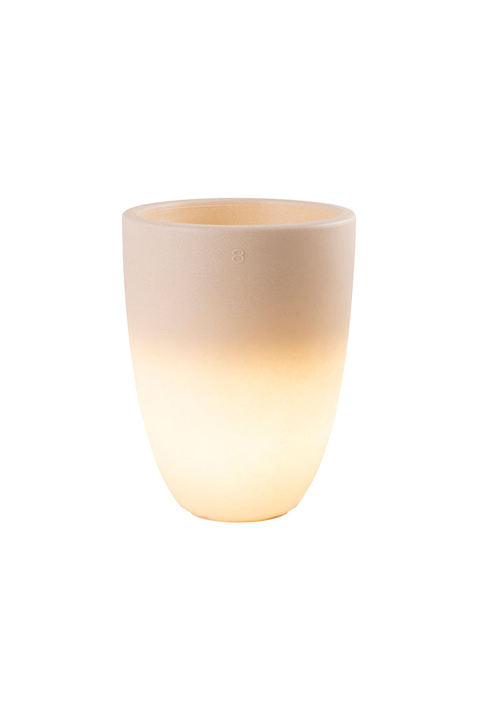 LED Blumentopf Shining Curvy Pot M