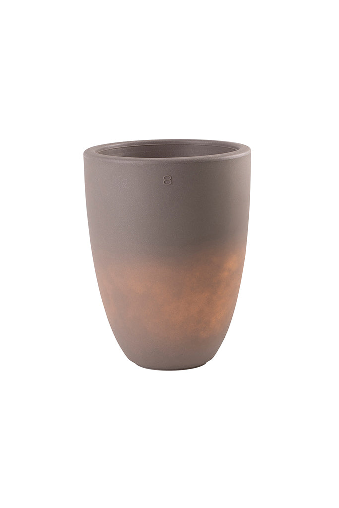 LED Blumentopf Shining Curvy Pot M