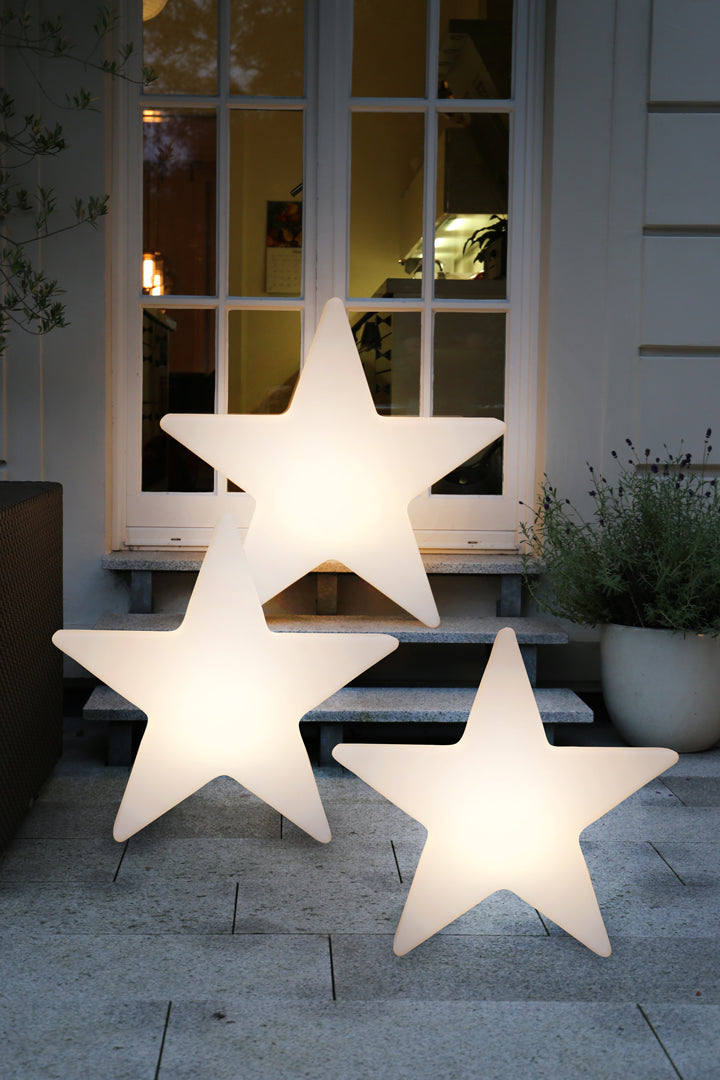 Sternleuchten-Set 3er Shining Star Ø 80cm (3x 80) SOLAR