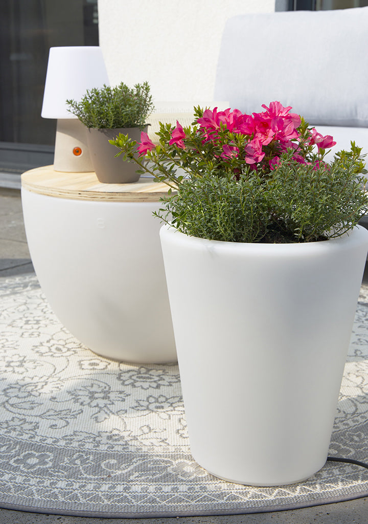 LED Blumentopf Shining Classic Pot S