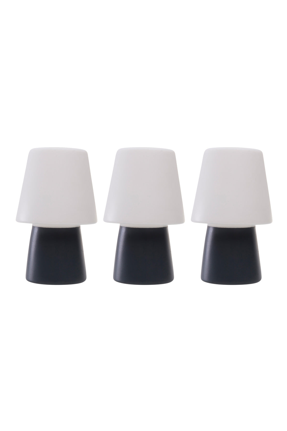 Table lamp set no. 1 Anthracite Trio Micro