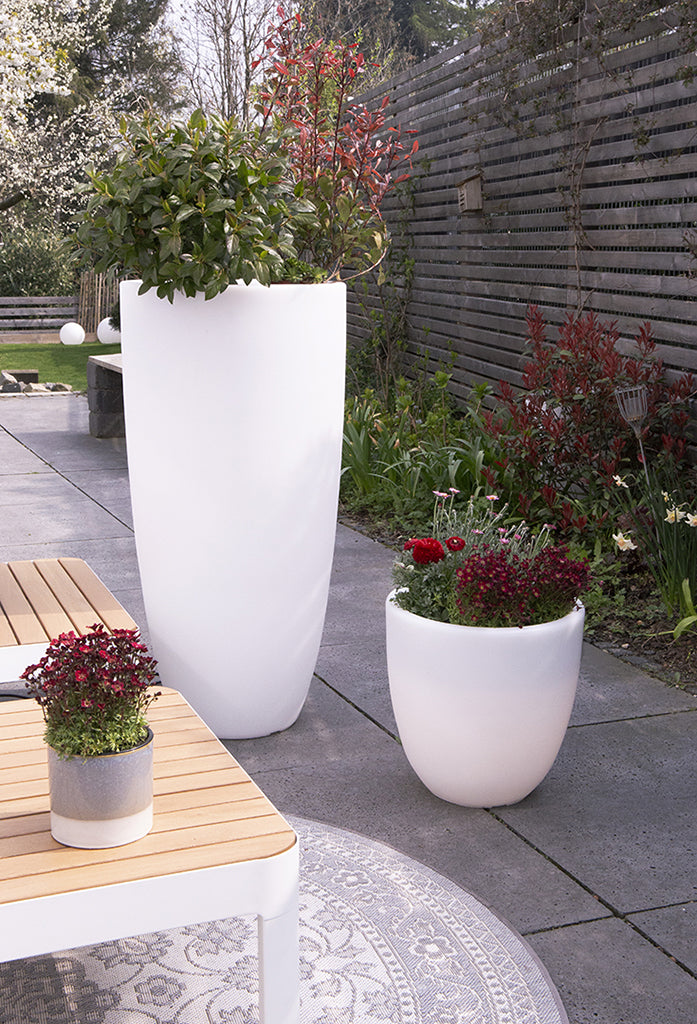 LED Blumentopf Shining Curvy Pot XL