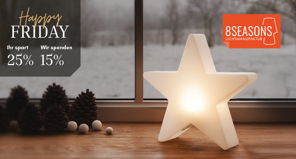 8 seasons design, Spendenaktion, Happy Friday