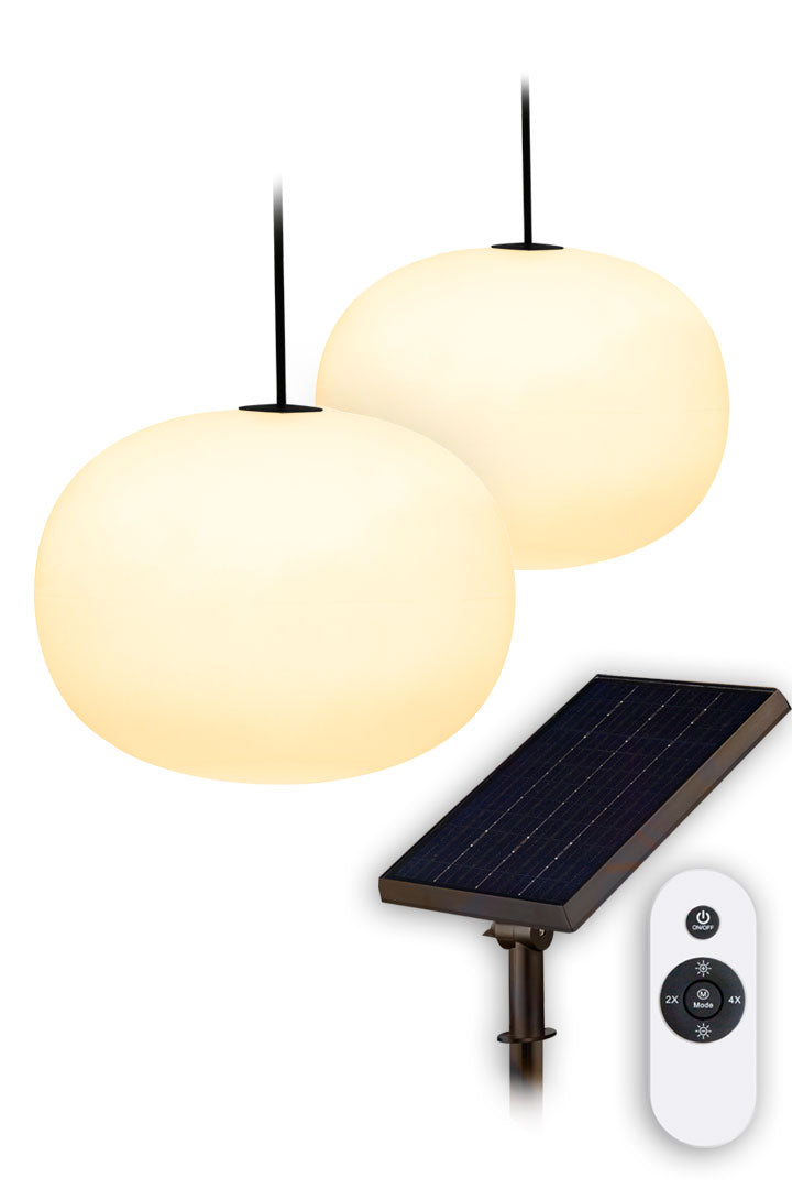 8 seasons design, Hängeleuchte, LED, warmweiß, Akku, USB, dimmbar, Solar