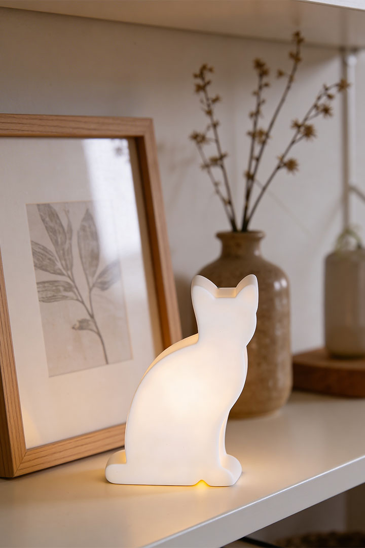 Tischlampe Shining Cat Micro USB-C