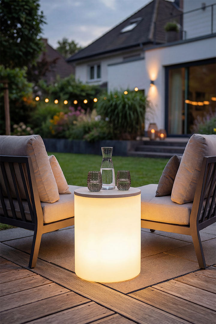 Leuchttisch Shining Drum inkl. Deckel