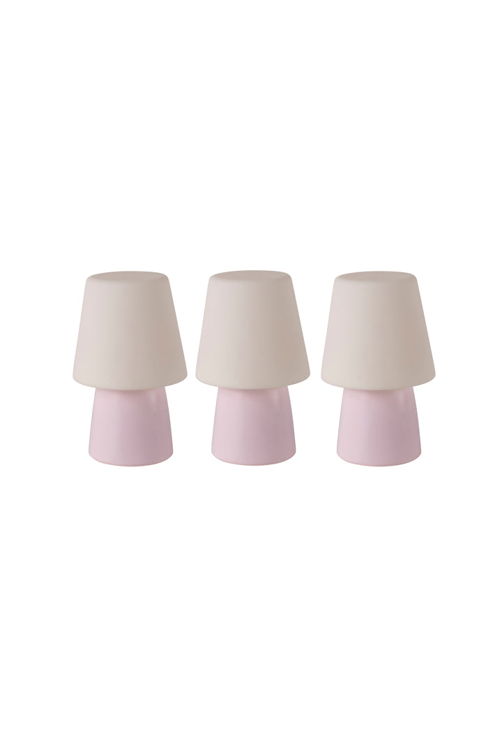 Tischlampen-Set No. 1 Light Pink Trio Micro USB-C