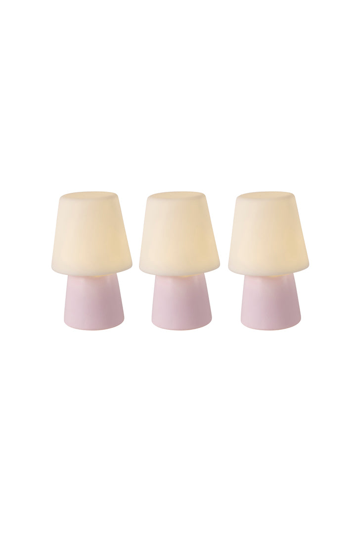 Tischlampen-Set No. 1 Light Pink Trio Micro USB-C