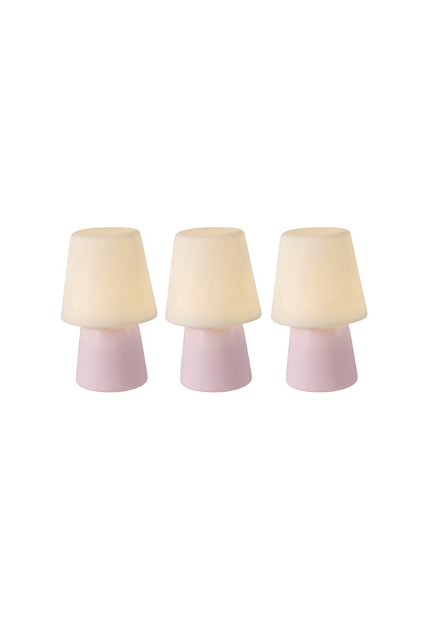 Tischlampen-Set No. 1 Light Pink Trio Micro