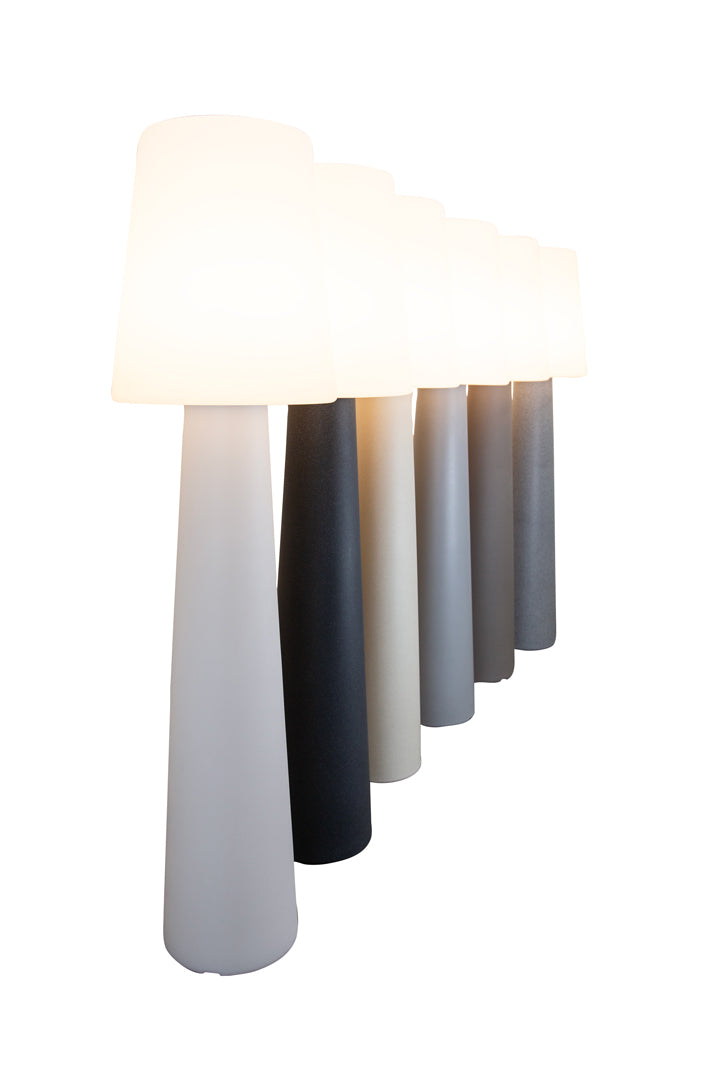 8 seasons Design Stehleuchte No. 1 Solar 160 cm taupe