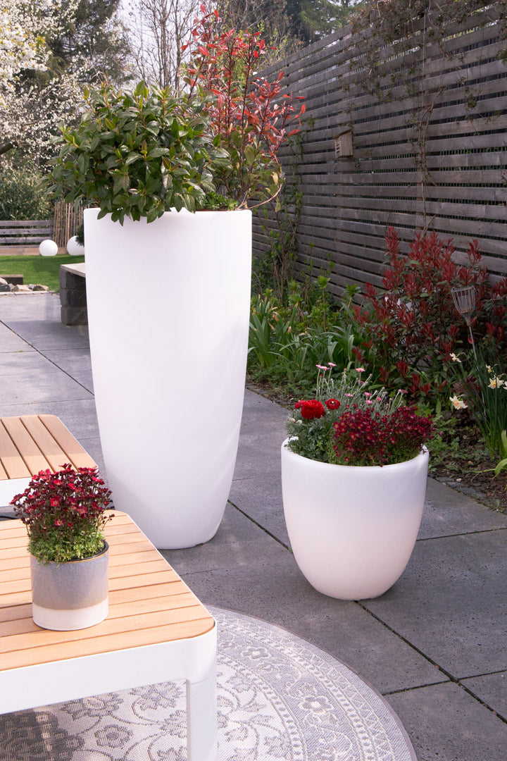 LED Blumentopf Shining Curvy Pot S