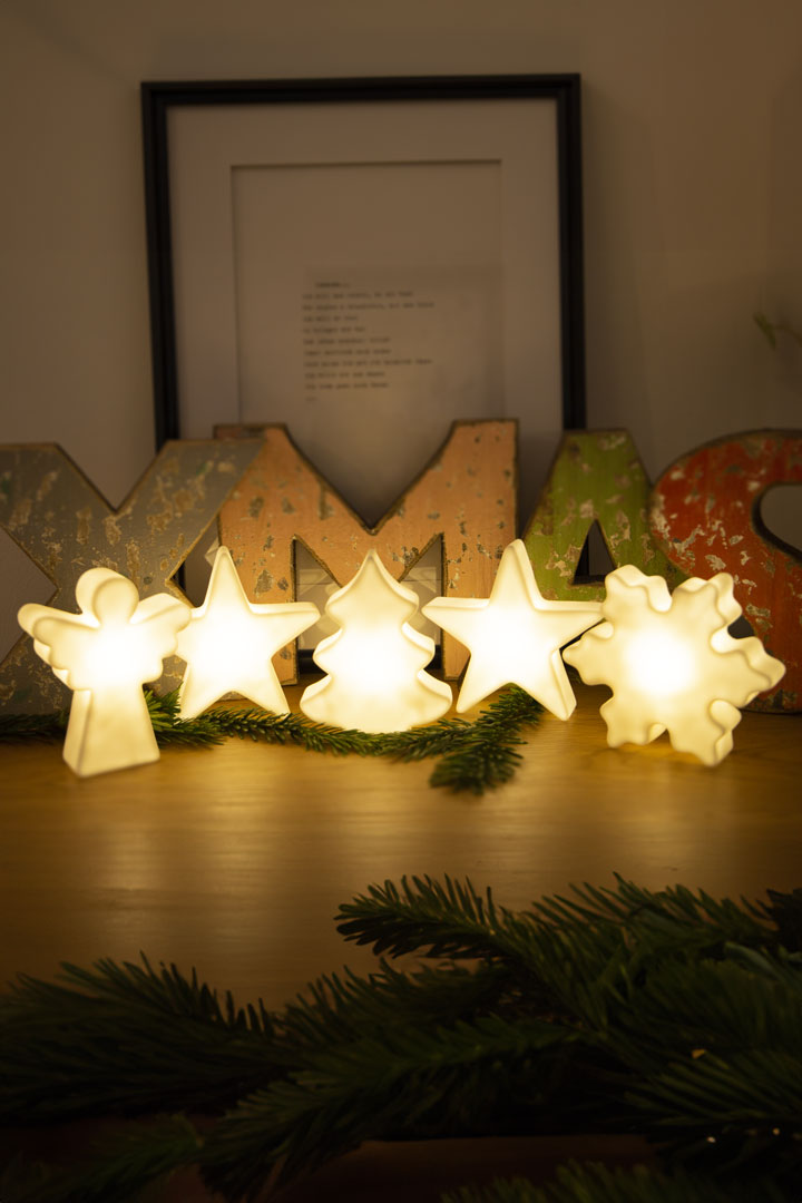 Table lamp set "XL" Christmas Family Micro