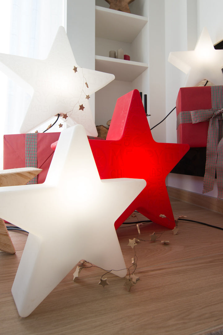 Motivleuchte Shining Star 'Merry Christmas'