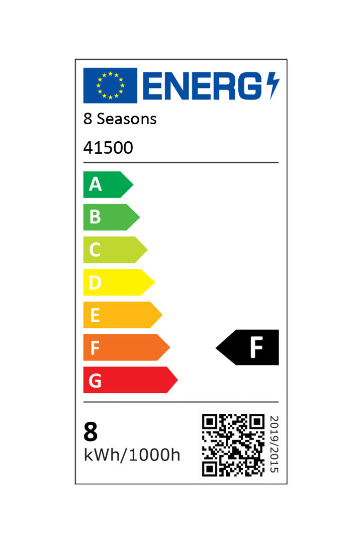 8 seasons design, Made in Germany, Energieeffizienzklasse