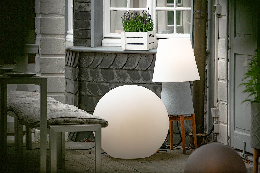 Kugelleuchten-Set 3er Shining Globe Ø 60cm (3x 60)